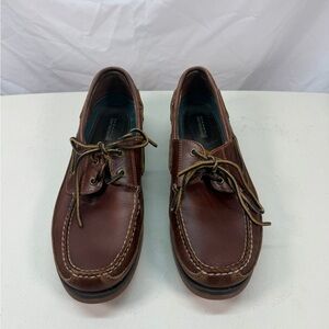 Sperry 0764027 Men's Top-Sider Mako 2 Eye Canoe Moc Boat Shoe Brown Size 12 M